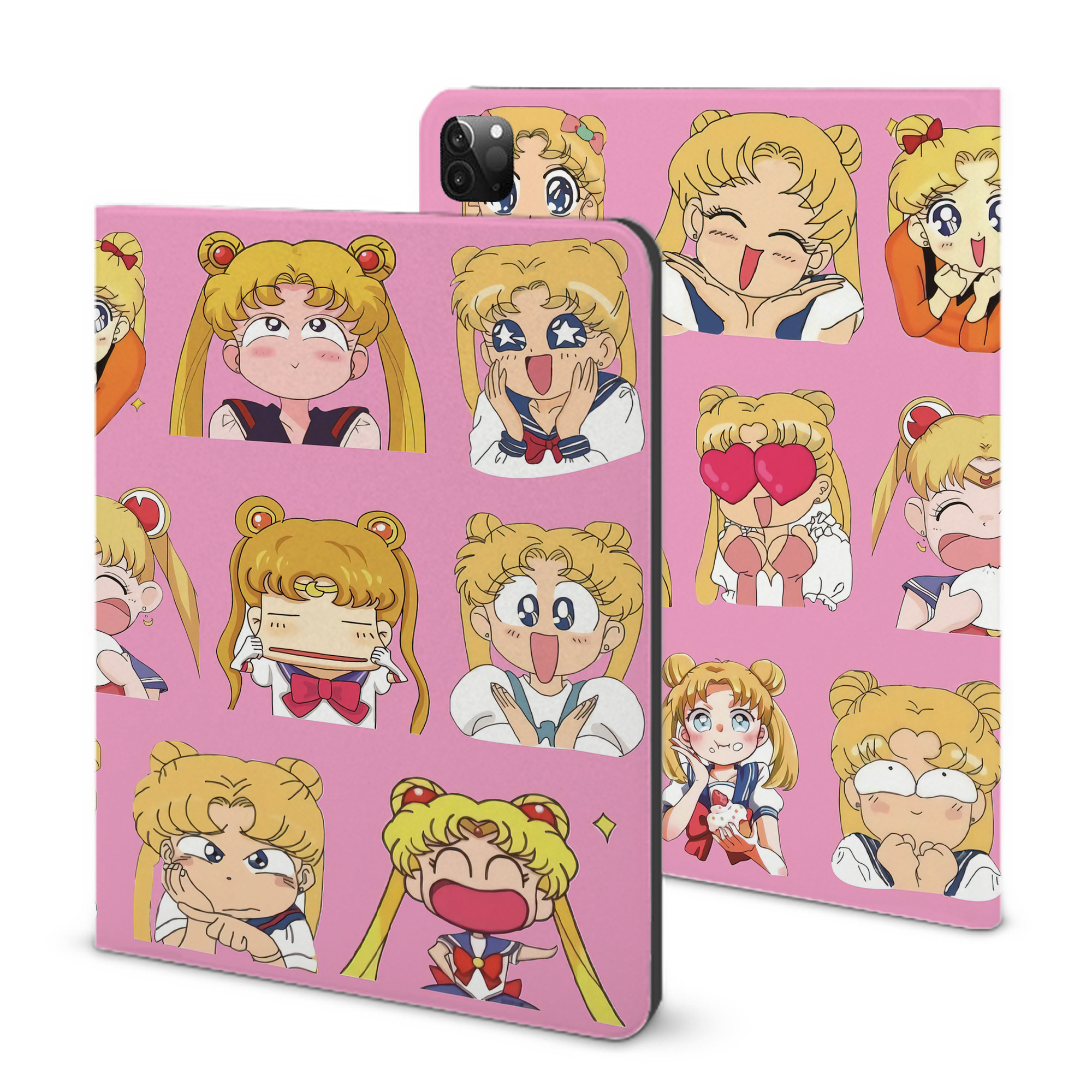 （画像用） 美少女戦士セーラームーン Sailor Moon IPadケース ペンホルダー付き ブックスタイルデザイン